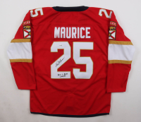 Paul Maurice Signed Jersey Inscribed "Back 2 Back Champs" (JSA) at PristineAuction.com