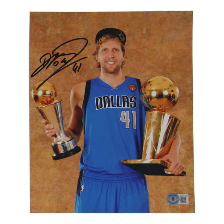 Dirk Nowitzki Signed Mavericks 8x10 Photo (Beckett) at PristineAuction.com Dirk Nowitzki Signed Mavericks 8x10 Photo (Beckett) at PristineAuction.com