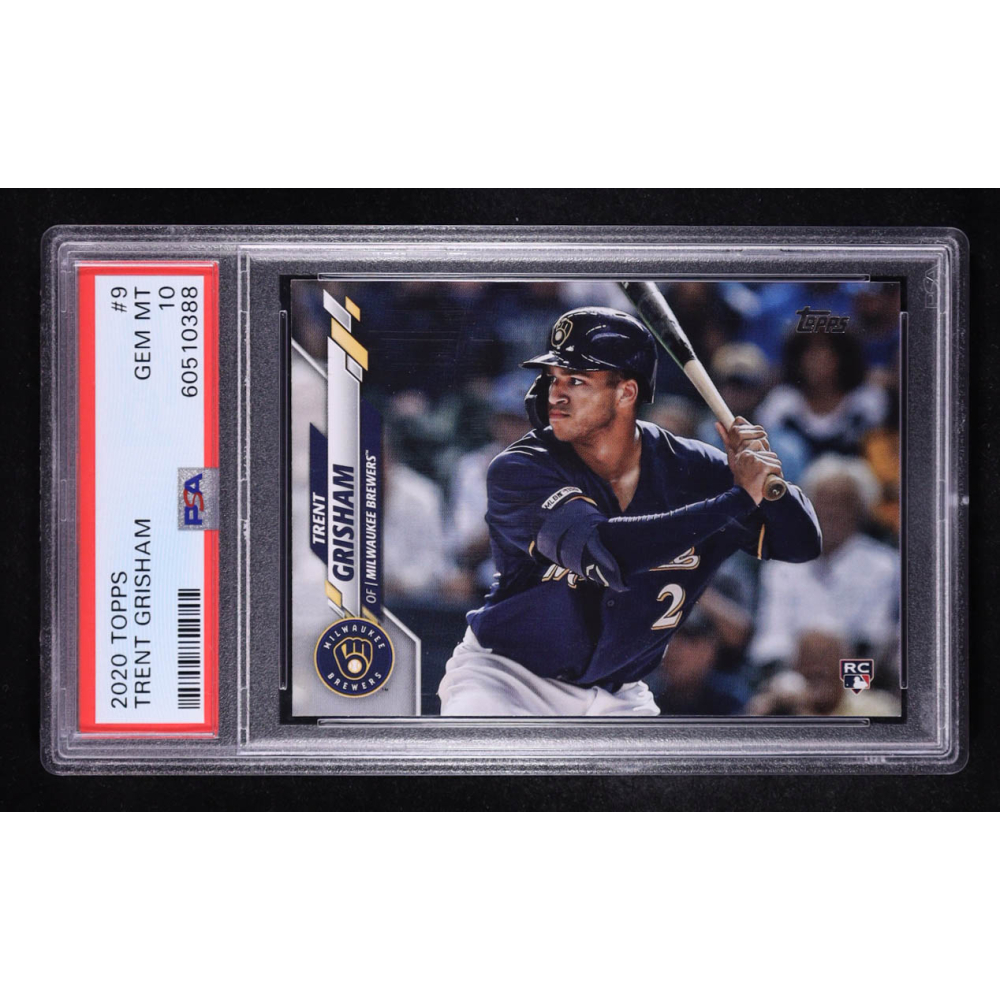 Trent Gishman 2020 Topps Series One #9 RC (PSA 10) at PristineAuction.com
