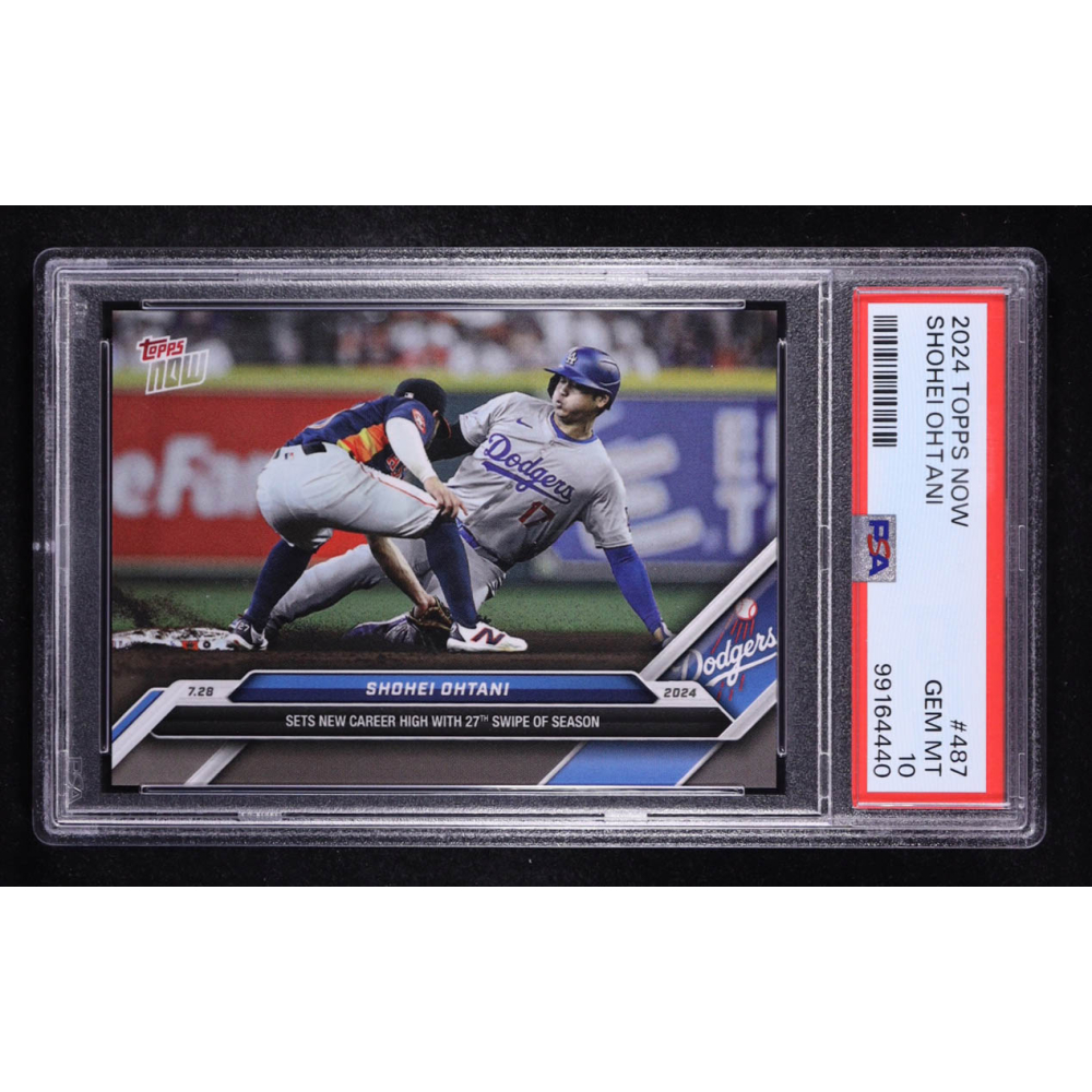 Shohei Ohtani 2024 Topps Now #487 (PSA 10) at PristineAuction.com