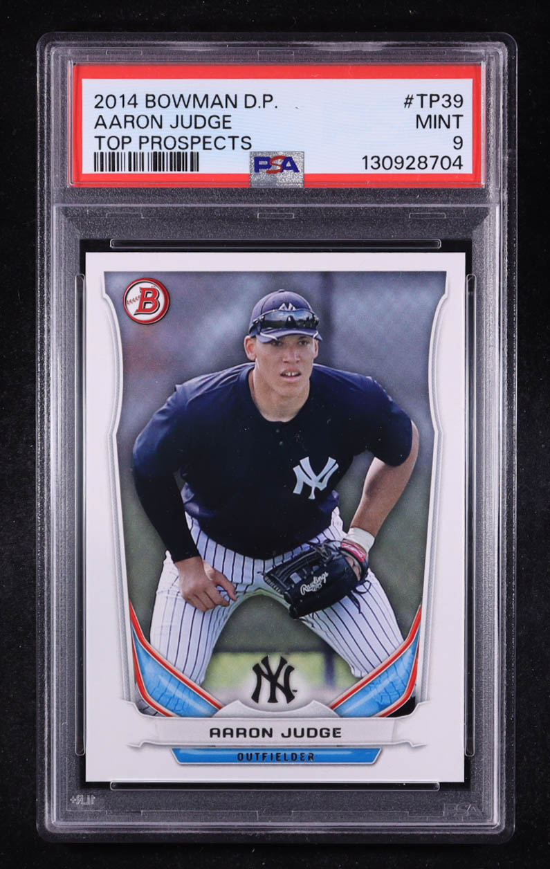 Aaron Judge 2014 Bowman Draft Top Prospects #TP39 RC (PSA 9) at PristineAuction.com Aaron Judge 2014 Bowman Draft Top Prospects #TP39 RC (PSA 9) at PristineAuction.com