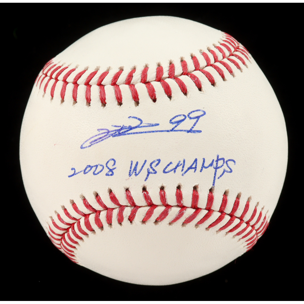 So Taguchi Signed OML Baseball Inscribed "2008 WS Champs" (Beckett) at PristineAuction.com