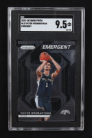 Victor Wembanyama 2023-24 Panini Prizm Emergent #12 RC (SGC 9.5) at PristineAuction.com