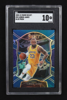 LeBron James 2020-21 Select Prizms Blue #23 (SGC 10) at PristineAuction.com