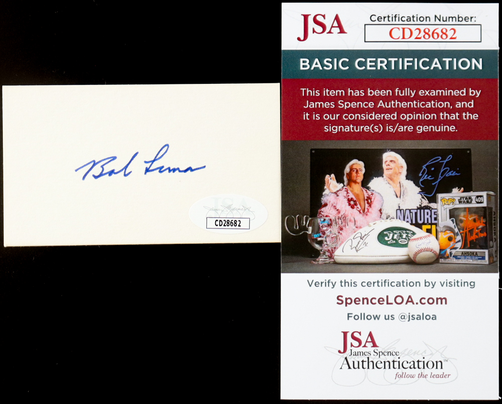Bob Lemon Signed Cut (JSA) at PristineAuction.com Bob Lemon Signed Cut (JSA) at PristineAuction.com