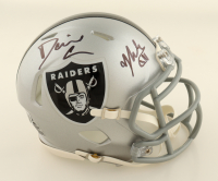 Daniel Carlson & AJ Cole Signed Raiders Speed Mini Helmet (Beckett) at PristineAuction.com