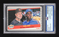 Mark Davis / Dwight Gooden Signed 1989 Fleer #635 (PSA) at PristineAuction.com