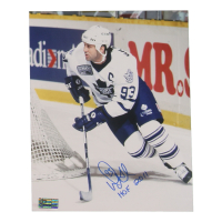 Doug Gilmour Signed Maple Leafs 8x10 Photo Inscribed "HOF 2011" (Premium Autographs) at PristineAuction.com