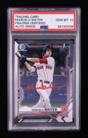 Marcelo Mayer Signed 2021 Bowman Chrome 1st #BDC-174 RC (PSA | Autograph Graded PSA 10) at PristineAuction.com