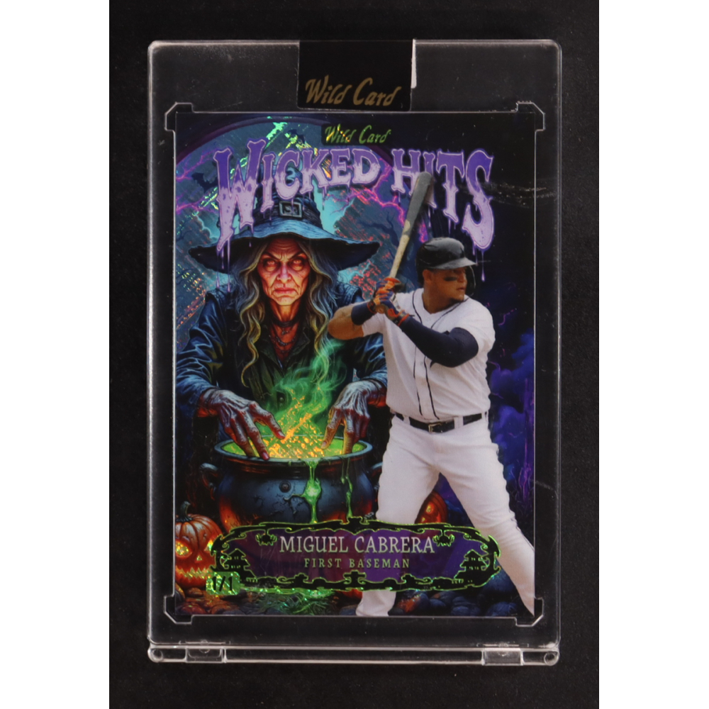 Miguel Cabrera 2025 Wild Card Wicked Hits Cross Hatch Witch #MC #1/1 at PristineAuction.com