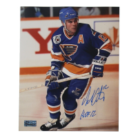 Adam Oates Signed Blues 8x10 Photo Inscribed "HOF 12" (Premium Autographs) at PristineAuction.com