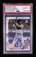 Marco Luciano Signed 2019 Bowman Chrome 1st #BCP-82 RC (PSA | Autograph Graded PSA 10) at PristineAuction.com