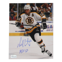 Adam Oates Signed Bruins 8x10 Photo Inscribed "HOF 12" (Premium Autographs) at PristineAuction.com