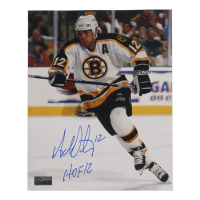 Adam Oates Signed Bruins 8x10 Photo Inscribed "HOF 12" (Premium Autographs) at PristineAuction.com