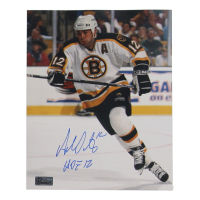 Adam Oates Signed Bruins 8x10 Photo Inscribed "HOF 12" (Premium Autographs) at PristineAuction.com