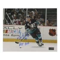 Adam Oates Signed Ducks 8x10 Photo Inscribed "HOF 2012" (Premium Autographs) at PristineAuction.com