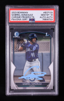 Gabriel Gonzalez Signed 2023 Bowman Chrome 1st #BCP-133 RC (PSA 10 | Autograph Graded PSA) at PristineAuction.com