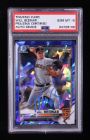 Will Bednar Signed 2021 Bowman Chrome 1st Sapphire #BDC-197 RC (PSA | Autograph Graded PSA 10) at PristineAuction.com