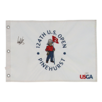 Ludvig Aberg Signed 2024 US Open Golf Pin Flag (JSA) at PristineAuction.com