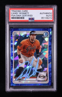 Casey Schmitt Signed 2020 Bowman Chrome 1st Sapphire #BD-129 RC (PSA) at PristineAuction.com