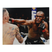 Kamaru Usman Signed UFC 8x10 Photo Inscribed "Nightmare" (Beckett) at PristineAuction.com