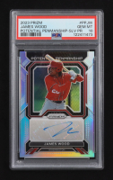 James Wood  2023 Panini Prizm Potential Penmanship Prizms Silver #31 RC (PSA 10) at PristineAuction.com