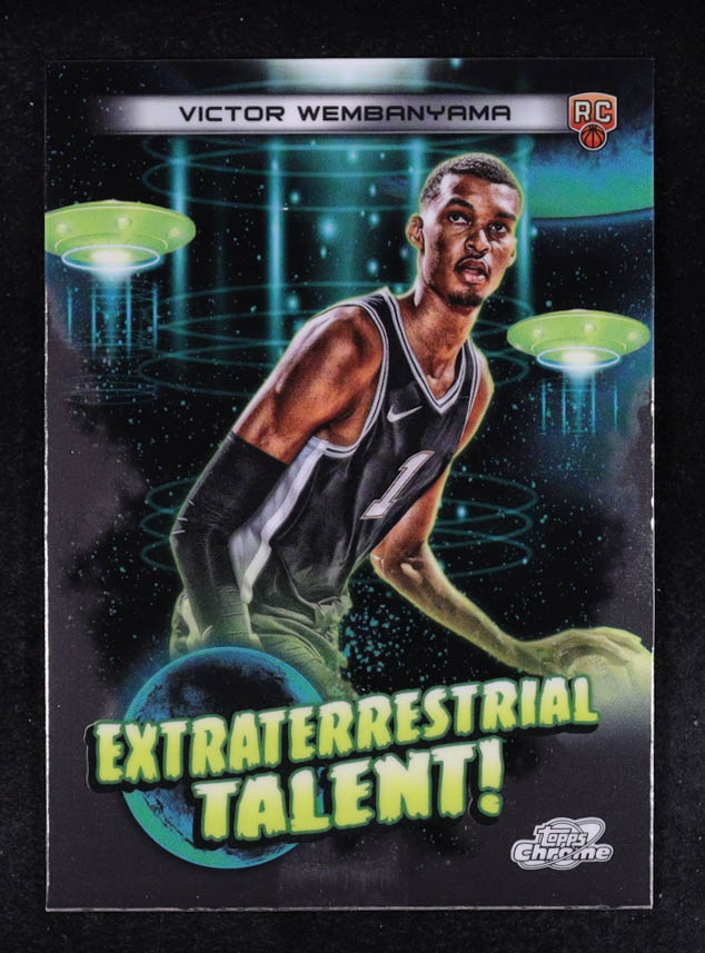 Victor Wembanyama 2023-24 Topps Cosmic Chrome Extraterrestrial Talent #ET16 RC at PristineAuction.com Victor Wembanyama 2023-24 Topps Cosmic Chrome Extraterrestrial Talent #ET16 RC at PristineAuction.com