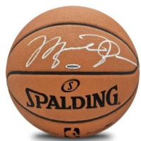Michael Jordan Signed NBA Basketball (UDA) at PristineAuction.com