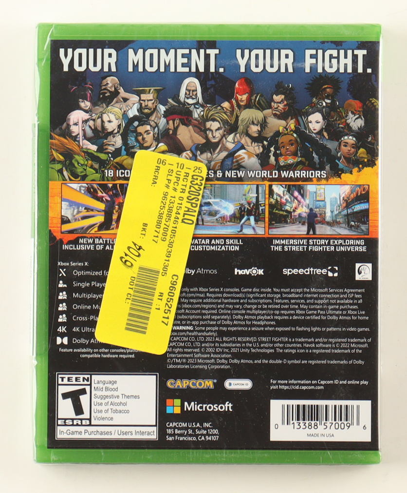 Street Fighter 6 -Xbox Series X Rated T at PristineAuction.com Street Fighter 6 -Xbox Series X Rated T at PristineAuction.com