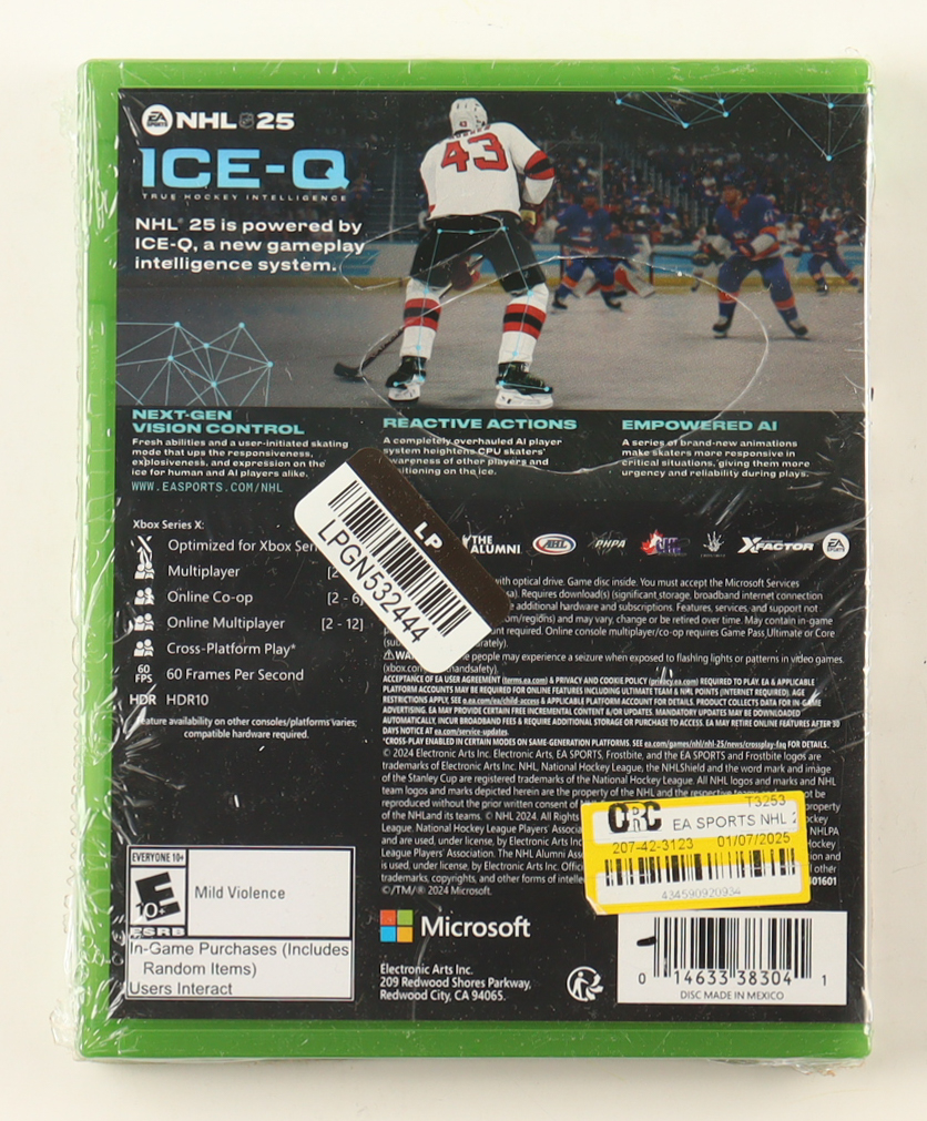 NHL 25 - Xbox Series X Rated E at PristineAuction.com NHL 25 - Xbox Series X Rated E at PristineAuction.com