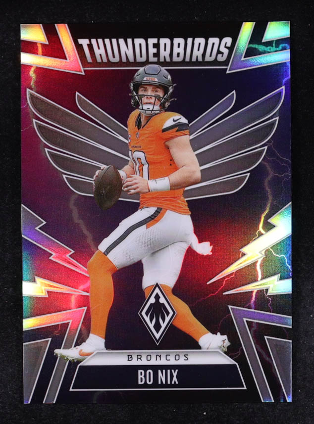 Bo Nix 2025 Panini Phoenix Thunderbirds #15 at PristineAuction.com Bo Nix 2025 Panini Phoenix Thunderbirds #15 at PristineAuction.com
