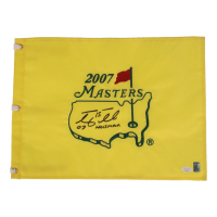 Tim Tebow Signed 2007 Masters Tournament Pin Flag Inscribed "07 Heisman" (JSA) at PristineAuction.com