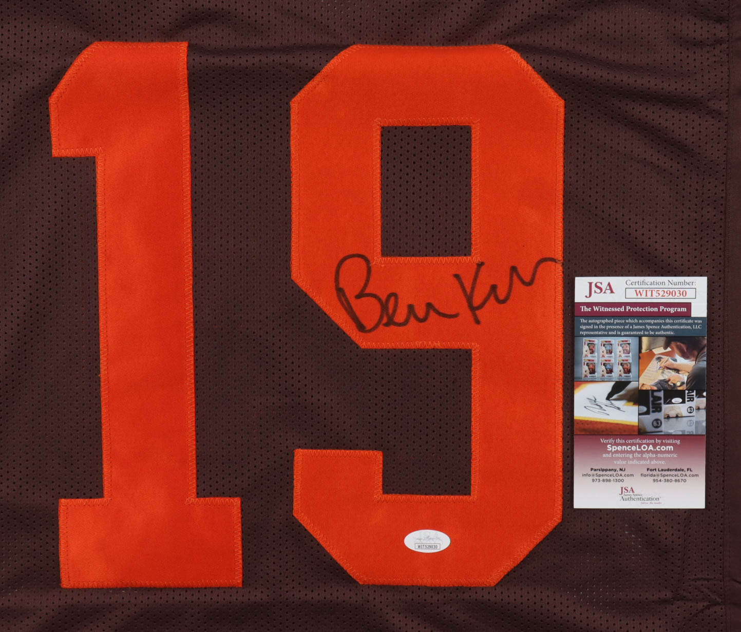 Bernie Kosar Signed Jersey (JSA) at PristineAuction.com Bernie Kosar Signed Jersey (JSA) at PristineAuction.com