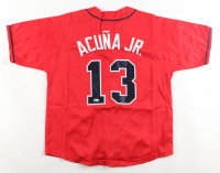 Ronald Acuna Jr. Signed Jersey (Beckett) at PristineAuction.com