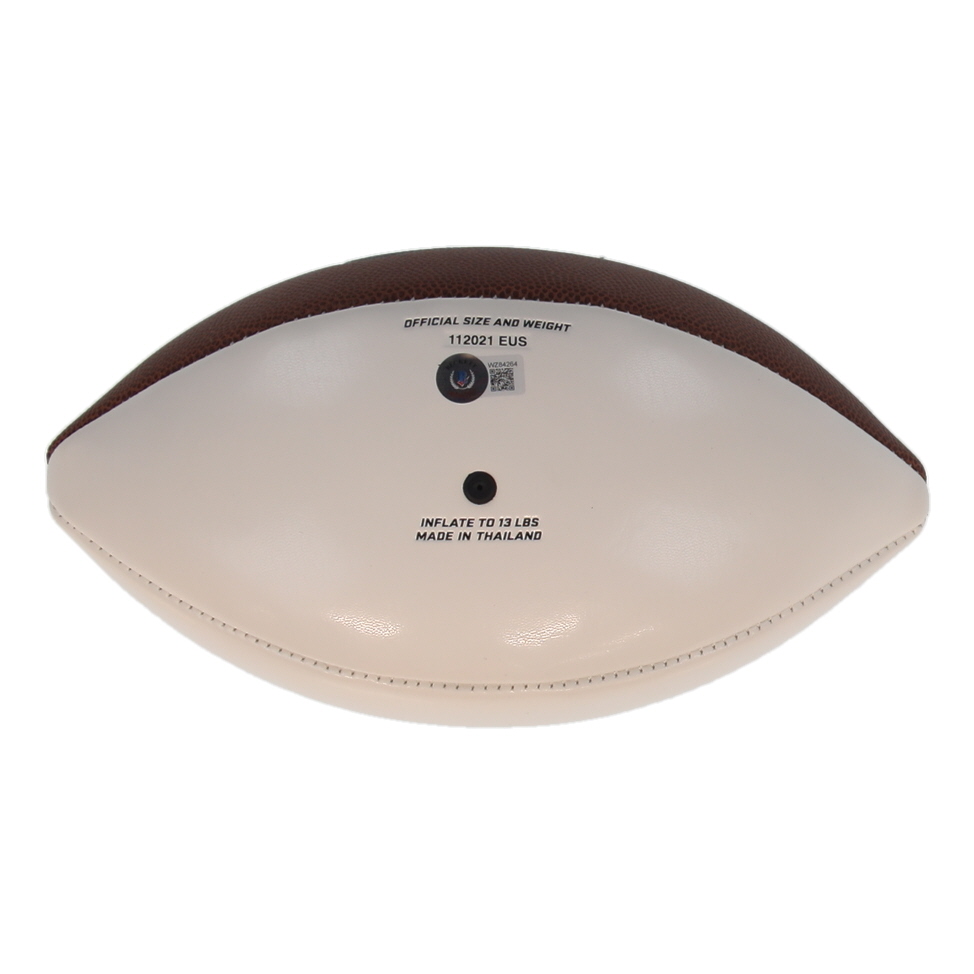 Chris Weinke & Patrick Warrick Signed Florida State Seminoles Logo Football Inscribed "99 Champs" & "2000 Heisman" (Beckett) at PristineAuction.com Chris Weinke & Patrick Warrick Signed Florida State Seminoles Logo Football Inscribed "99 Champs" & "2000 Heisman" (Beckett) at PristineAuction.com