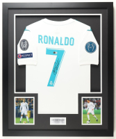 Cristiano Ronaldo Signed Custom Framed Jersey Display (Beckett) at PristineAuction.com