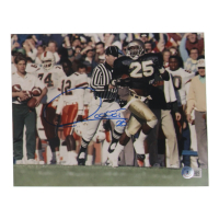 Raghib "Rocket" Ismail Signed Notre Dame Fighting Irish 8x10 Photo (Beckett) at PristineAuction.com