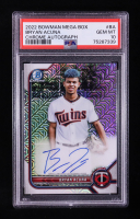 Bryan Acuna 2022 Bowman Mega Box Chrome Autograph Mojo Refractor #BMA-BA RC (PSA 10) at PristineAuction.com