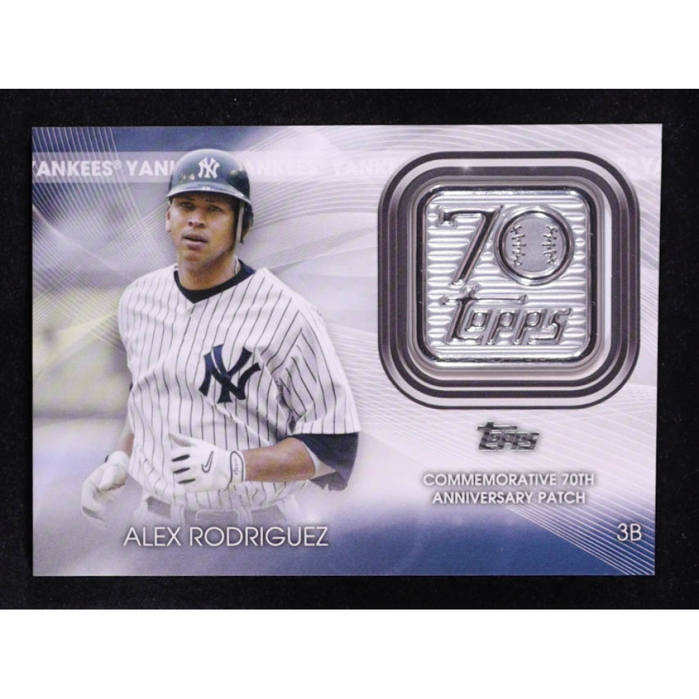 Alex Rodriguez 2021 Topps Update 70th Anniversary Logo Patches #T70PAR at PristineAuction.com
