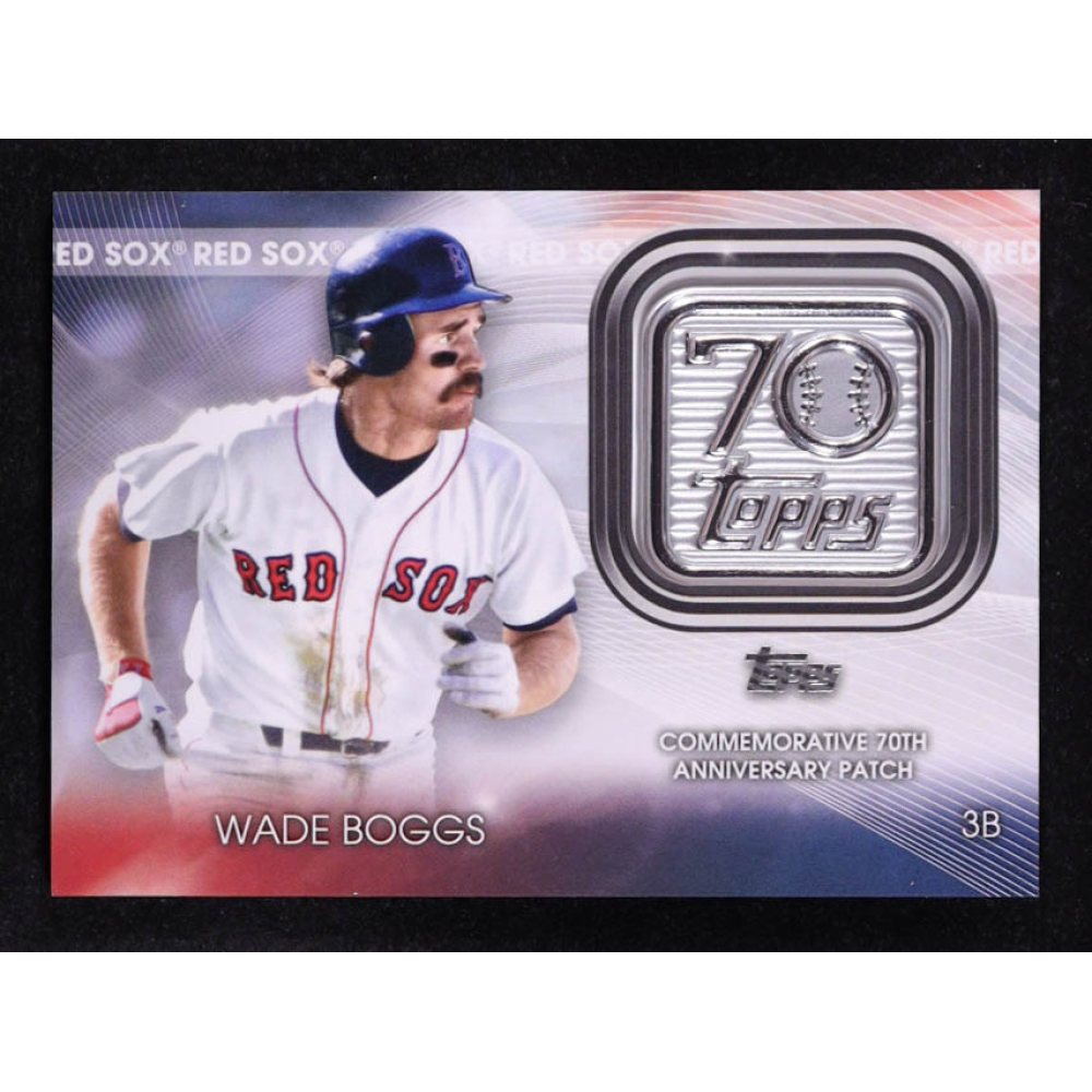 Wade Boggs 2021 Topps Update 70th Anniversary Logo Patches #T70PWB at PristineAuction.com