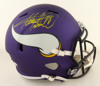 Adrian Peterson Signed Vikings Full-Size Speed Helmet (JSA) at PristineAuction.com