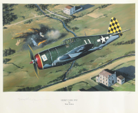 Herschel Green Signed Stan Stokes "Herky's Big Day" Lithograph (AIV) at PristineAuction.com