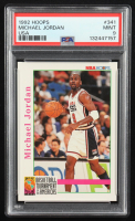 Michael Jordan 1992-93 Hoops #341 USA (PSA 9) at PristineAuction.com