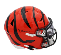 Ja'Marr Chase Signed Bengals Mid-Size Speedflex Helmet with Custom Visor (Beckett) at PristineAuction.com