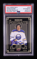 Owen Power Signed 2022-23 Upper Deck Series 1 Rookies Portraits #P-32 (PSA | Autograph Graded PSA 10) at PristineAuction.com
