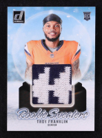 Troy Franklin 2024 Donruss Rookie Holiday Sweater #12 RC at PristineAuction.com