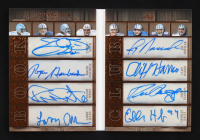 2025 Leaf History Book Club Emmit Smith, Roger Staubach, Randy White, Larry Allen, Jay Novacek, Cliff Harris, Drew Pearson, Charles Haley 8 Way Autographs #BC-5 #06/15 at PristineAuction.com