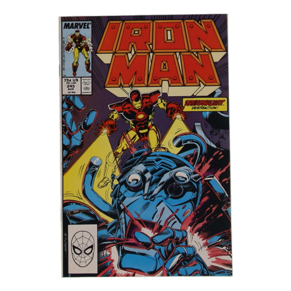 1989 "Iron Man" Issue #245 Marvel Comic Book at PristineAuction.com