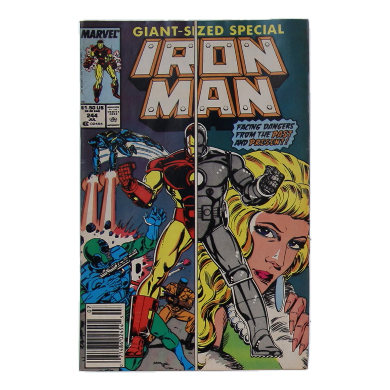 1989 "Iron Man" Issue #244 Marvel Comic Book at PristineAuction.com 1989 "Iron Man" Issue #244 Marvel Comic Book at PristineAuction.com