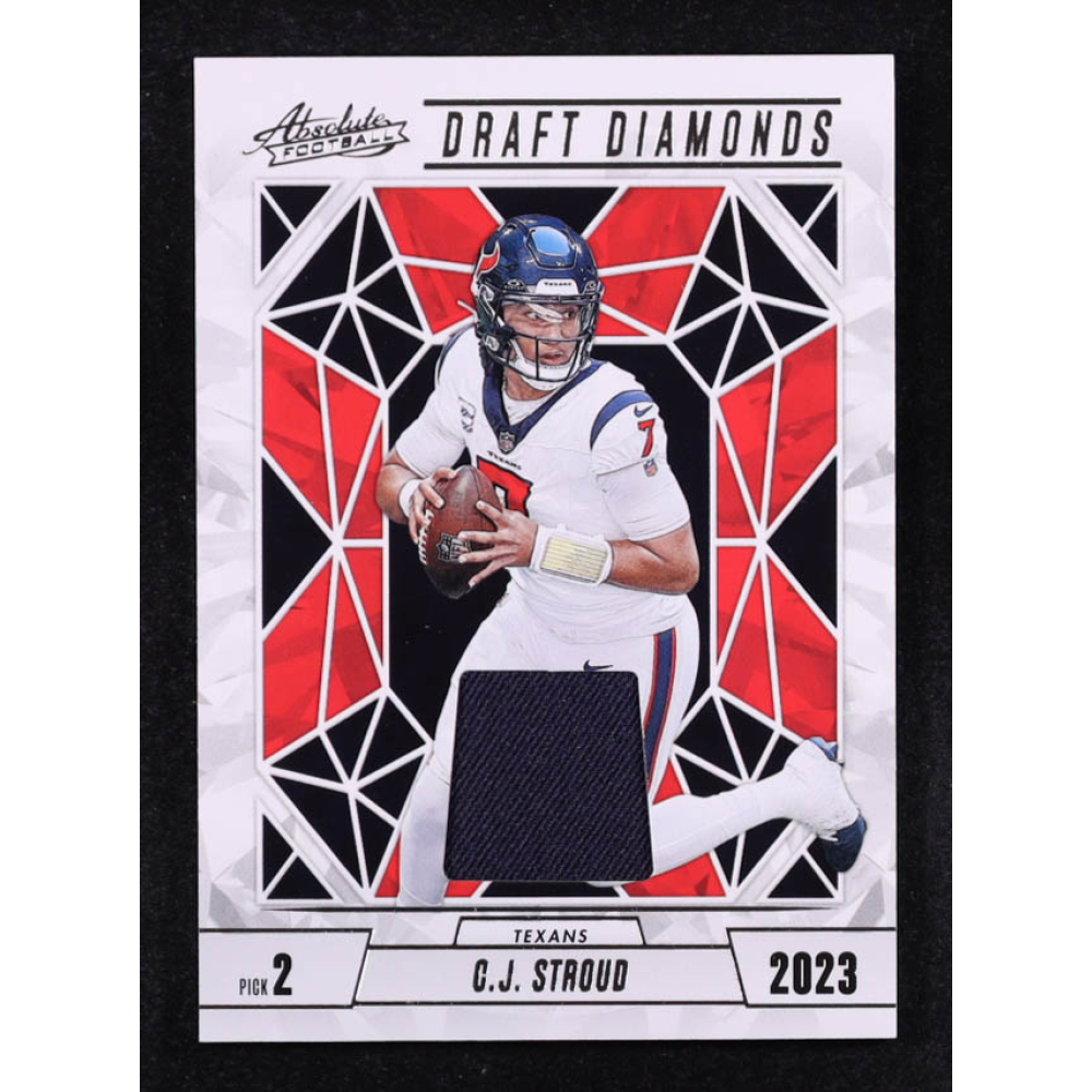 CJ Stroud 2024 Absolute Draft Diamonds Jerseys #1 at PristineAuction.com